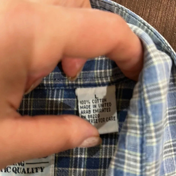 Cactus Ombré plaid  men’s shirts - Picture 5 of 6